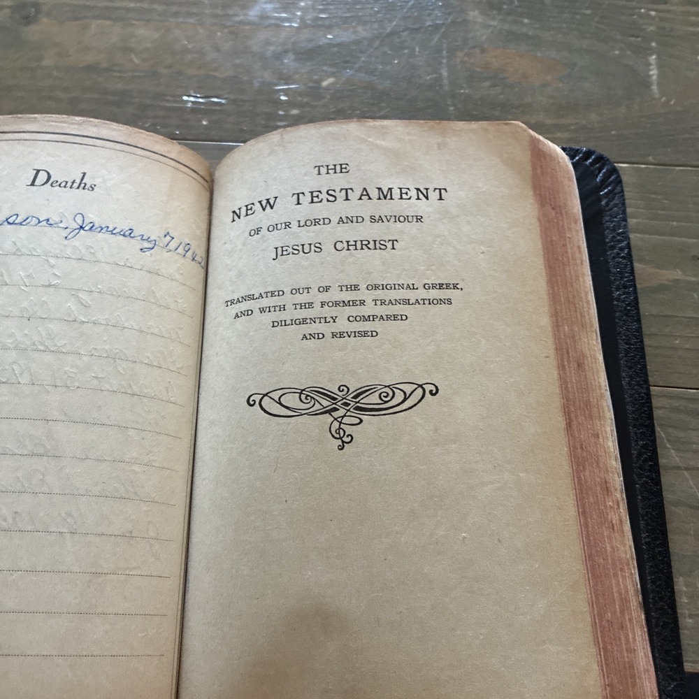 Holy Bible Containing The Old And New Testaments Translated From Original Tongue - Picture 10 of 16